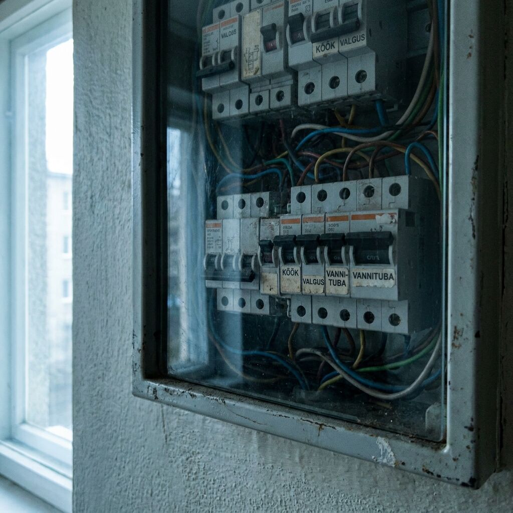 Elektrimontaasi vastavussertifikaat Tallinn – elektrikilp kaitselülititega
