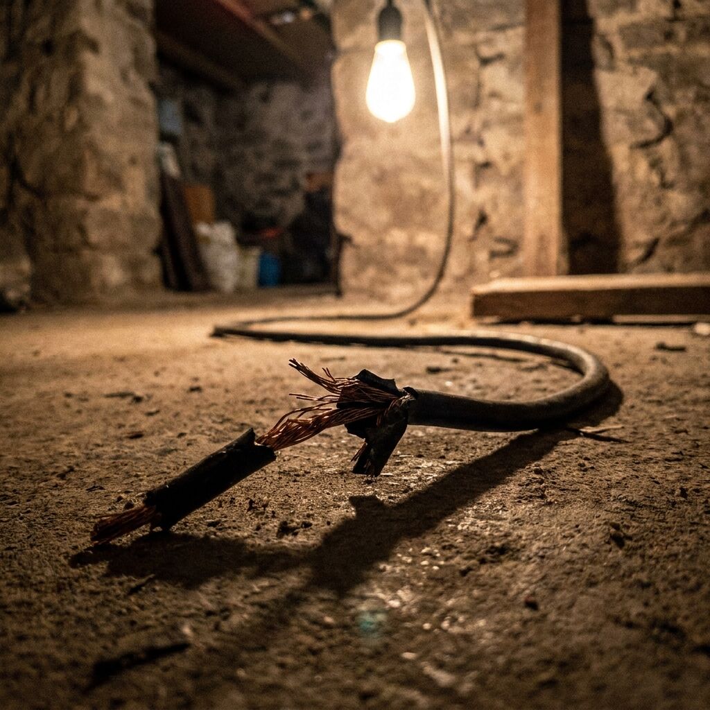 Elektrimontaasi vastavussertifikaat Tallinn – vana kahjustatud juhe