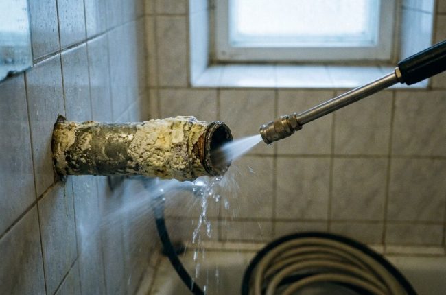Survepesu Tallinnas kanalisatsioonitoru puhastamine kõrgsurveveega